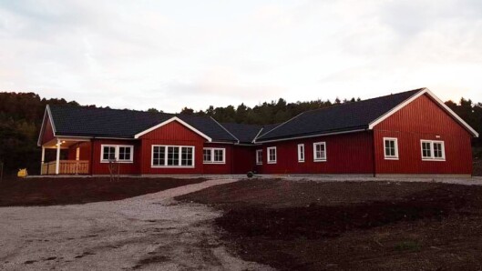 Det nye barnehagebygget. Det nye barnehagebygget.