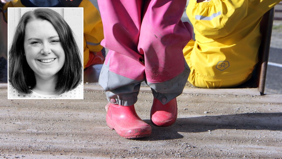 Katrine M. Fagereng står bak bloggen Barnehagetanta som hun har drevet siden 2012.