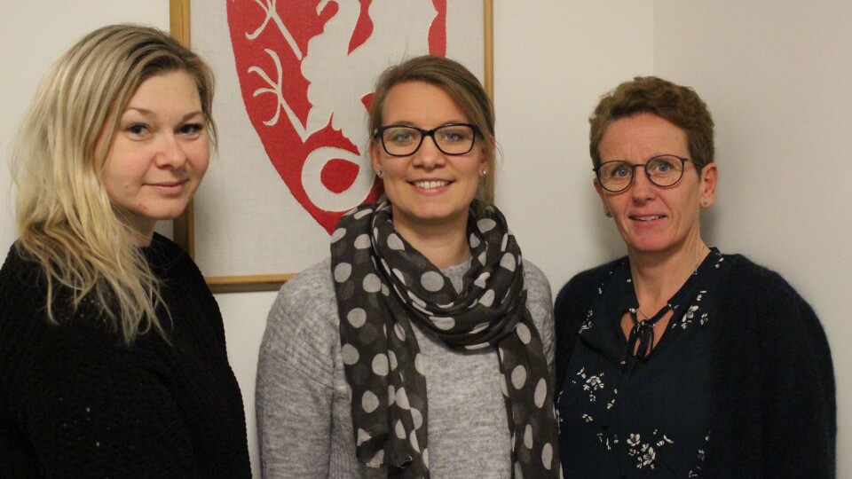Fra venstre: Yvonne Anette Landmark, Ann-Cecilie Løken og Tone Udjus Frorud.