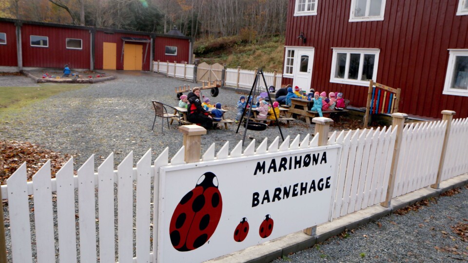 Barnehagen kunne åpne i januar, i nyoppussede lokaler like ved et stort friluftsområde.