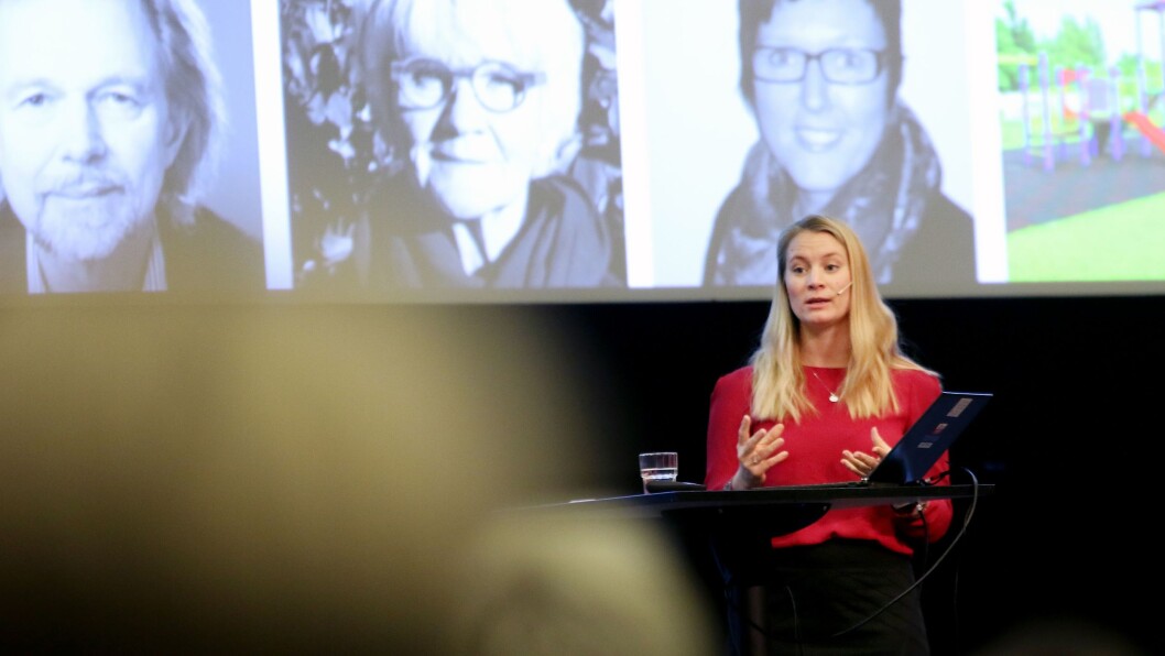 Statssekretær Rikke Høistad Sjøberg (H) innledet årets Styrerkonferanse i regi av Utdanningsforbundet. Statssekretær Rikke Høistad Sjøberg (H) innledet årets Styrerkonferanse i regi av Utdanningsforbundet.