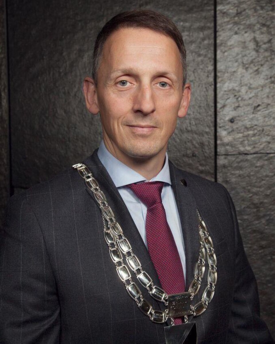 Ordfører Tom Myrvold i Ørland kommune.