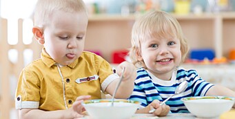 Her er den nye retningslinjen for mat og måltider i barnehagen