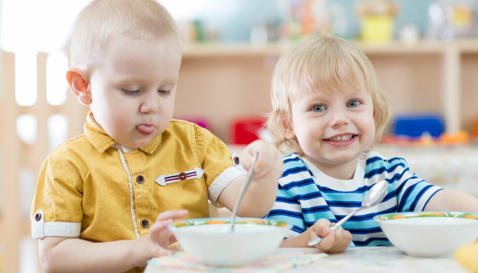 Helsedirektoratets anbefalinger for mat og måltider i barnehagen er oppdatert.