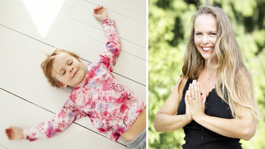 - Forskning viser at barneyoga kan redusere stress, gi bedre søvn, gi større emosjonell balanse, og også bedre konsentrasjon og evne til læring, sier Isabelle Schjelderup. - Forskning viser at barneyoga kan redusere stress, gi bedre søvn, gi større emosjonell balanse, og også bedre konsentrasjon og evne til læring, sier Isabelle Schjelderup.