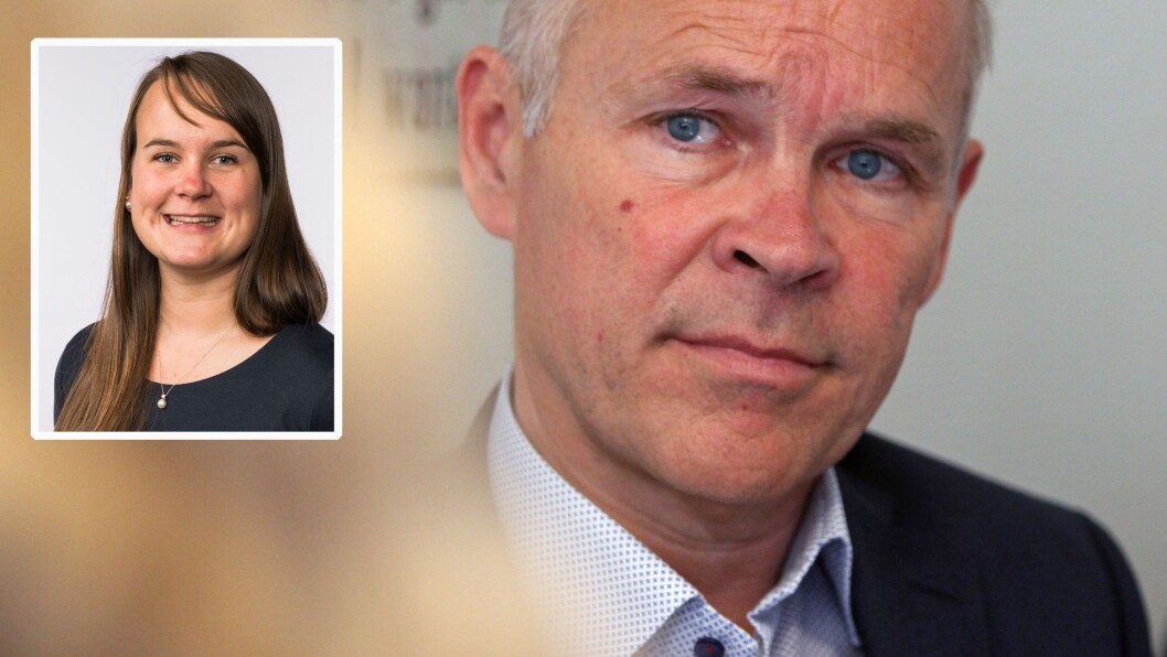 Marit Knutsdatter Strand (Sp) utfordrer kunnskaps- og integreringsminister Jan Tore Sanner (H). Marit Knutsdatter Strand (Sp) utfordrer kunnskaps- og integreringsminister Jan Tore Sanner (H).