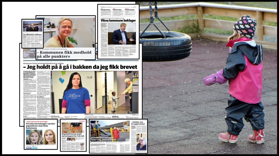 Medier over hele landet har den siste tiden skrevet artikler om barnehager som har fått regnet feil tilskudd.