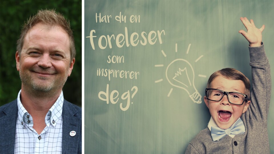 Styreleder Eirik Husby i PBL leder juryen som skal finne fram til Årets barnehageinspirator 2019. - Studentene må nominere i vei, sier han.