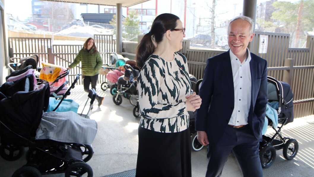 De to ministrene hadde mye å snakke om. De to ministrene hadde mye å snakke om.