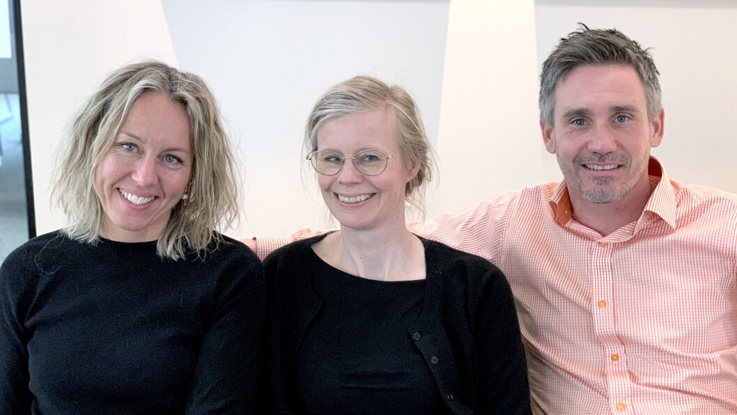 Disse er med i den første utgaven av FUS poden. Fra venstre Hege Cecilie Eikseth, Hedvig Montgomery og Marius Holm Krog-Johnsen. Disse er med i den første utgaven av FUS poden. Fra venstre Hege Cecilie Eikseth, Hedvig Montgomery og Marius Holm Krog-Johnsen.