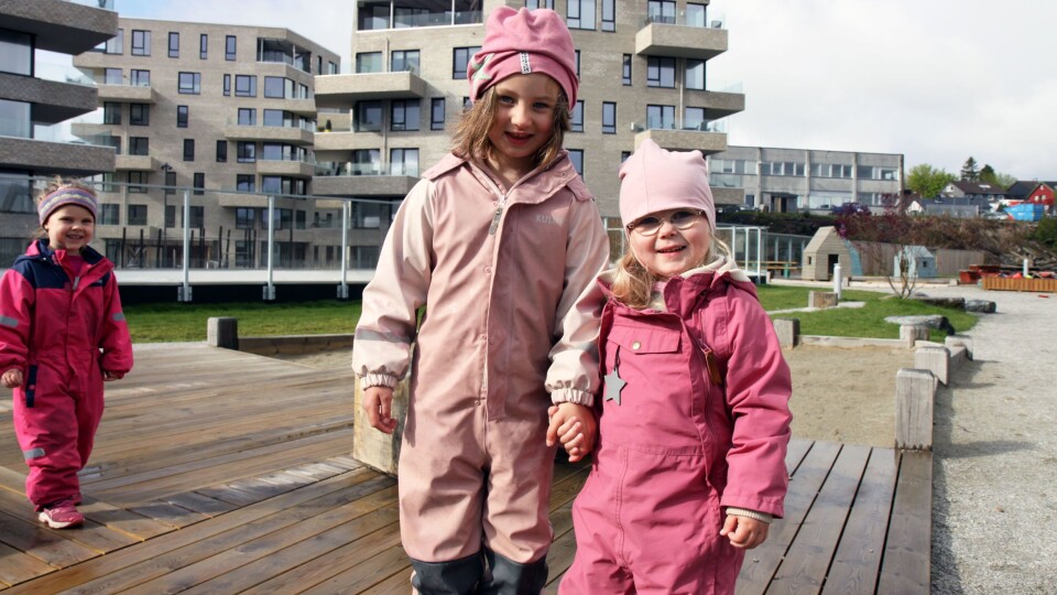 – Målet vårt når vi har designet uteområdet, har vært at man ikke skal ha følelsen av å være på et tak, sier medeier Ketil Dybvig.