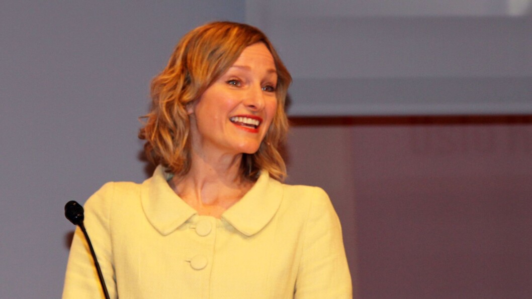 Byråd for oppvekst og kunnskap i Oslo, Inga Marte Thorkildsen på scenen under Nordiske Impulser. Byråd for oppvekst og kunnskap i Oslo, Inga Marte Thorkildsen på scenen under Nordiske Impulser.