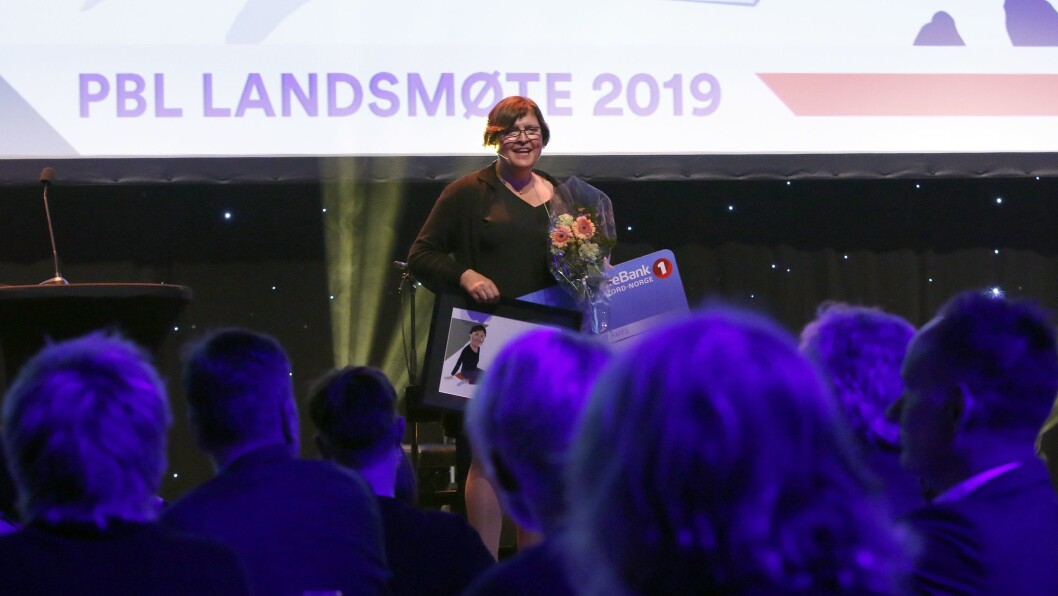 Anna Rigmor Moxnes fikk stående applaus fra landsmøtedeltagerne under PBLs landsmøte. Anna Rigmor Moxnes fikk stående applaus fra landsmøtedeltagerne under PBLs landsmøte.
