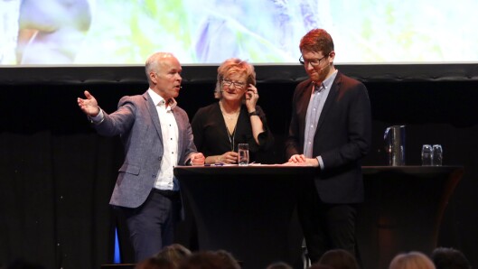 Kunnskapsminister Jan Tore Sanner og Martin Henriksen møttes til debatt ledet av Trude Teige. Kunnskapsminister Jan Tore Sanner og Martin Henriksen møttes til debatt ledet av Trude Teige.