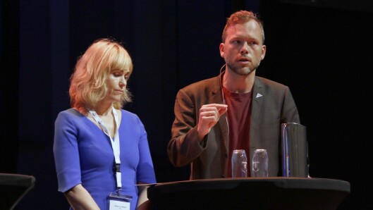 Anne Lindboe (PBL) og Audun Lysbakken (SV) var enige om at det trenges et nytt finansieringssystem, men ikke enige om det skulle være lov å ta ut utbytte.. Anne Lindboe (PBL) og Audun Lysbakken (SV) var enige om at det trenges et nytt finansieringssystem, men ikke enige om det skulle være lov å ta ut utbytte..