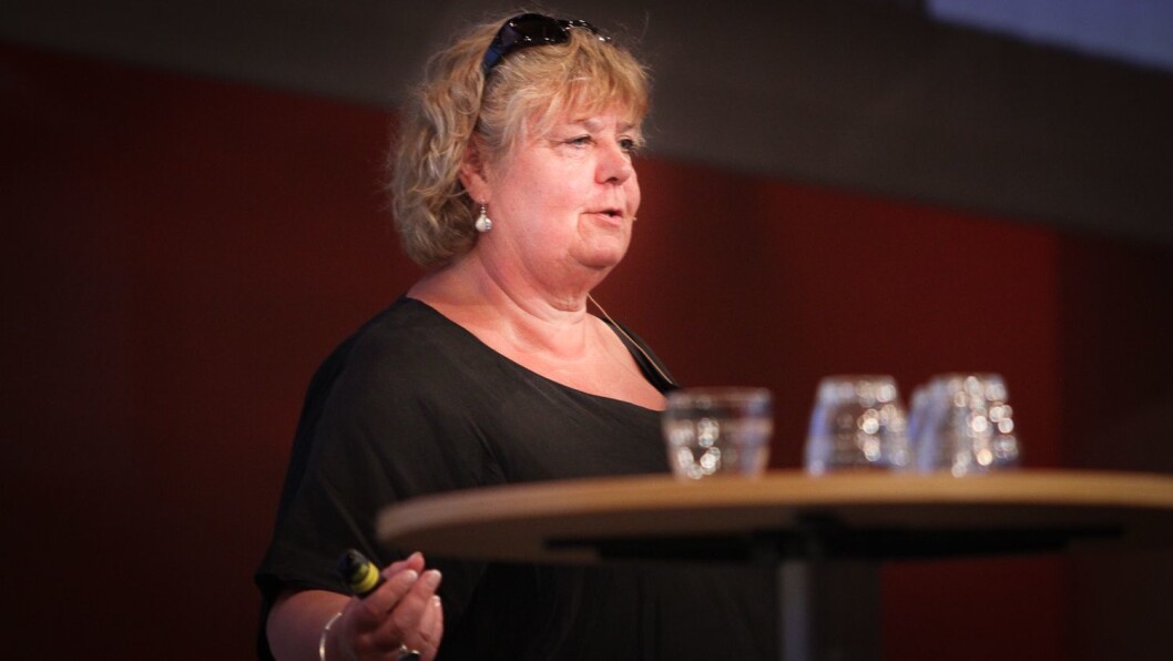 Anitha Gunnarsson er barnehagelærer og leder av den svenske barnehagen Stella Nova. Her på scenen under Nordiske Impulser. Anitha Gunnarsson er barnehagelærer og leder av den svenske barnehagen Stella Nova. Her på scenen under Nordiske Impulser.