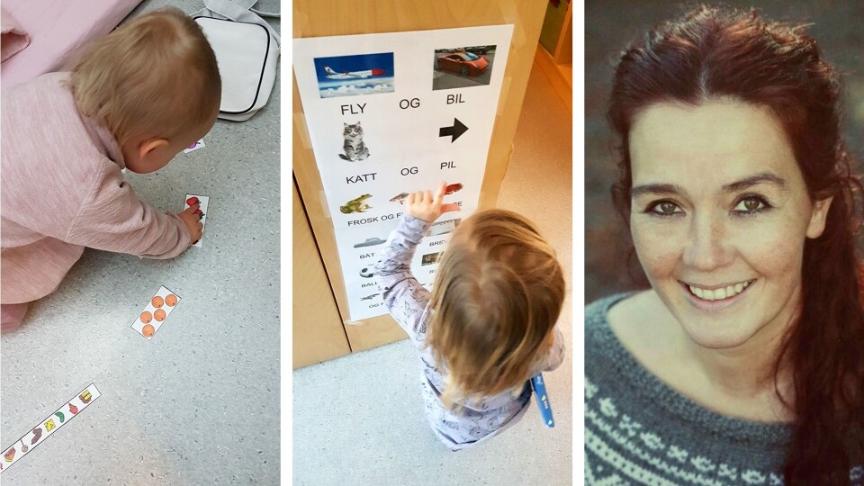 Nina Lagesen har gjennom et utviklingsprosjekt i videreutdanningen språkutvikling og språklæring i barnehagen ved DMMH arbeidet med tema visuelle møteplasser. Her deler hun noen av sine erfaringer.