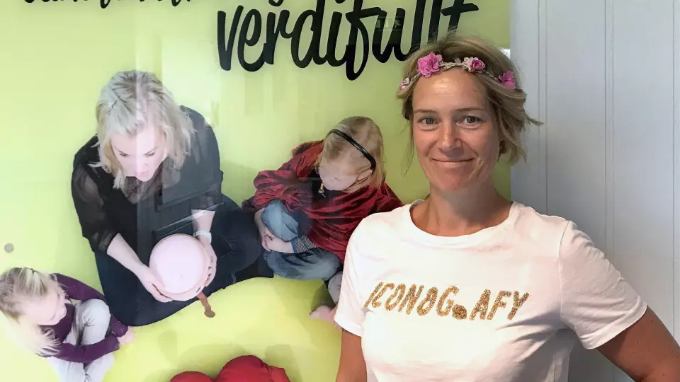 Styrer Trude S. Nordgaard i Læringsverkstedet Humlehaugen barnehage i Trondheim reagerer på at kommunen nå har innført inntaksstopp i sine barnehager.