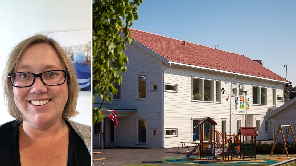 - Barna vet jo ikke at de går i en privat eller kommunal barnehage. De vil jo bare ha en barnehage de kan leke og trives i, med likeverdige utgangspunkt. Og det håper jeg alle barn i Norge kan få, skriver Siri Fyhn Lilleødegård.