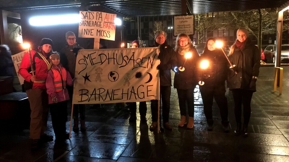 Smedhusåsen barnehage var også representert.