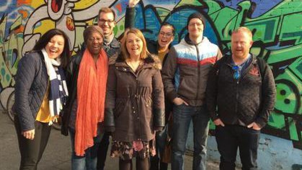 FUB 2015-2019: Miriam Paulsen, Honoratte Kashale, Espen Agøy Hegge, Marie Skinstad-Jansen, Hege Tegler, Yngvar Natland og Audun Fiskum. FUB 2015-2019: Miriam Paulsen, Honoratte Kashale, Espen Agøy Hegge, Marie Skinstad-Jansen, Hege Tegler, Yngvar Natland og Audun Fiskum.