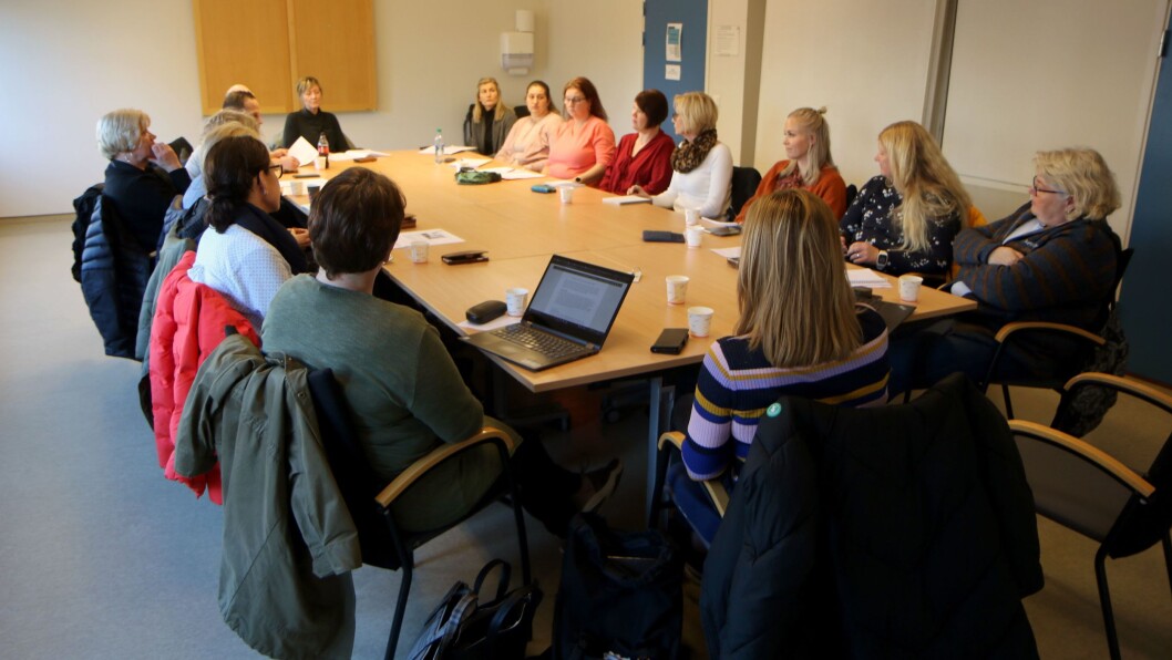 STÅR SAMMEN: Representanter fra nesten samtlige private barnehager i Porsgrunn var tidligere i januar samlet for å se på strategien videre. STÅR SAMMEN: Representanter fra nesten samtlige private barnehager i Porsgrunn var tidligere i januar samlet for å se på strategien videre.
