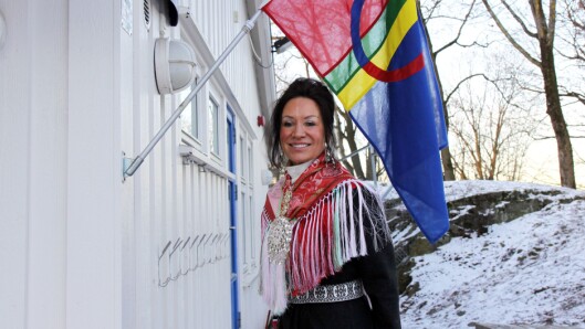 Leder Màre Helander i Samisk barnehage i Oslo forteller at de vil fortsette feiringen utover dagen. Leder Màre Helander i Samisk barnehage i Oslo forteller at de vil fortsette feiringen utover dagen.