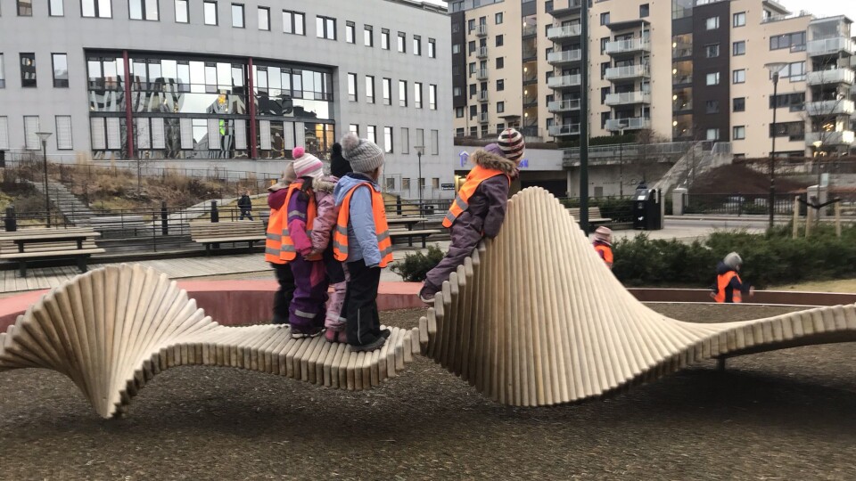 Det var tid til mye lek og moro underveis.