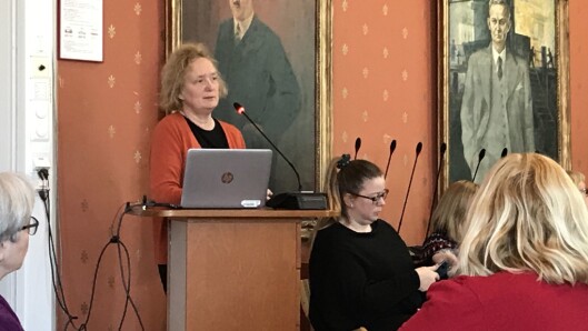 Camilla Trud Nereid er kommunaldirektør for oppvekst og utdanning i Trondheim, hun snakket om kommunens finansiering av kommunale og private barnehager. Camilla Trud Nereid er kommunaldirektør for oppvekst og utdanning i Trondheim, hun snakket om kommunens finansiering av kommunale og private barnehager.