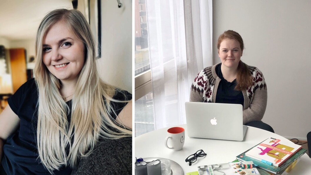 Marte Nydal (til venstre) og Sigrun Hillestad Røst fikk en brå avslutning på praksisperioden i barnehage. Marte Nydal (til venstre) og Sigrun Hillestad Røst fikk en brå avslutning på praksisperioden i barnehage.
