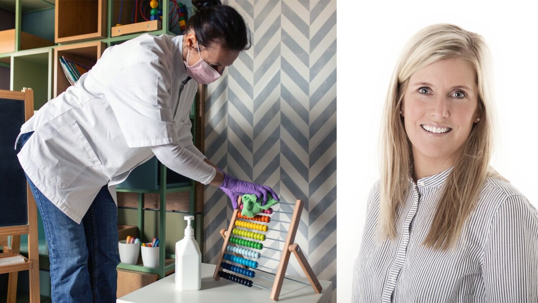 – Å jobbe med skjerpet smittevern krever nok folk på jobb for å ivareta alle de oppgavene barnehagen nå er pålagt og skal innfri utover de oppgavene som allerede ligger til samfunnsmandatet, skriver Kristina Konradsen. – Å jobbe med skjerpet smittevern krever nok folk på jobb for å ivareta alle de oppgavene barnehagen nå er pålagt og skal innfri utover de oppgavene som allerede ligger til samfunnsmandatet, skriver Kristina Konradsen.