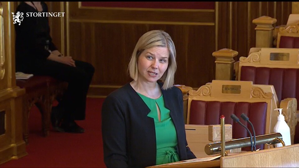 Kunnskaps- og integreringsminister Guri Melby (V).