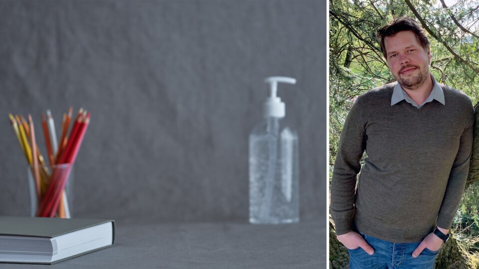 - Vi skal utøve god hygiene, men ikke gjør det på en slik måte at vi risikerer å skape barn med tvangstanker på renhold, skriver pedagogisk leder Kjetil Andersen.