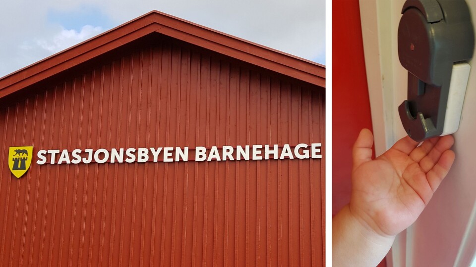 Koronahverdagen setter tydelige spor i barnas lek og samtaler, skriver artikkelforfatterne. «Ei lita jente på to år finner ut at et veggfeste til en grind kan fungere fint som antibac-dispenser.»