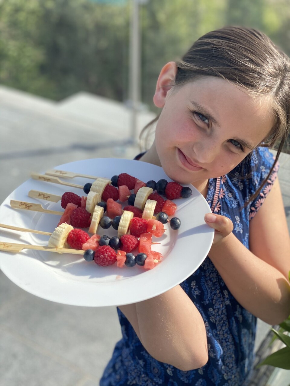 Lykke liker å lage sunne og gode desserter.