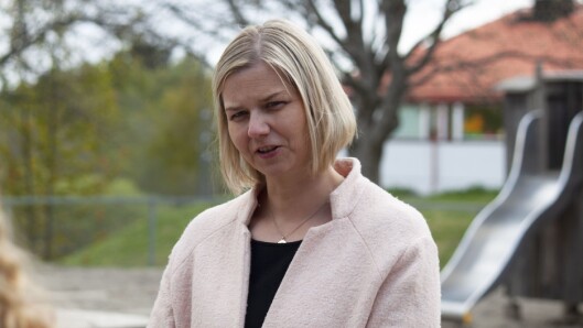 Kunnskaps- og integreringsminister Guri Melby (V). Kunnskaps- og integreringsminister Guri Melby (V).