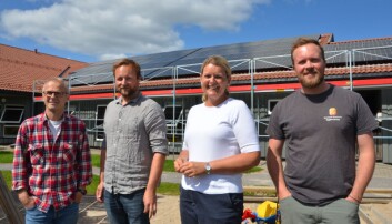 Barnehagen blir kommunens aller første produsent av solkraft