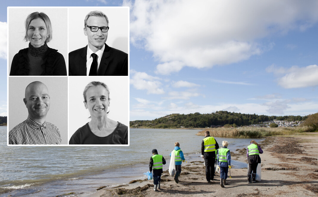 De har forsket på barns kunnskap om bærekraft og miljø. Øverst fra venstre Kathrine Bjørgen, Børge Moe, Per-Arvid Wold og Claudia Melis ved DMMH. De har forsket på barns kunnskap om bærekraft og miljø. Øverst fra venstre Kathrine Bjørgen, Børge Moe, Per-Arvid Wold og Claudia Melis ved DMMH.