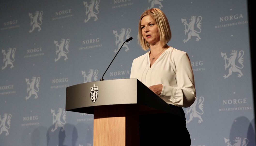 Kunnskapsminister Guri Melby (V). Kunnskapsminister Guri Melby (V).