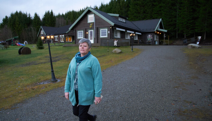 <span class=" italic" data-lab-italic_desktop="italic">Gunn Sofie Ystgaard startet Haugtussa barnehage sammen med Linda-Anita Wigen Solberg i 2005. Bygget de kjøpte, sto i Sælia alpinanlegg, der det ble brukt til kafé.</span> <span class=" italic" data-lab-italic_desktop="italic">Gunn Sofie Ystgaard startet Haugtussa barnehage sammen med Linda-Anita Wigen Solberg i 2005. Bygget de kjøpte, sto i Sælia alpinanlegg, der det ble brukt til kafé.</span>