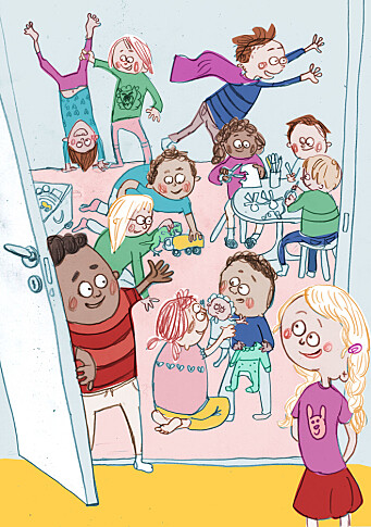 <span class=" italic" data-lab-italic_desktop="italic">Illustrasjonene er laget av illustratør og barnebokforfatter Camilla Kuhn. – Det har vært spennende å samarbeide med en kunstner. Hun har greid å fange barnas hverdag i sine illustrasjoner, sier styrer Jorunn Indrevik.</span> <span class=" italic" data-lab-italic_desktop="italic">Illustrasjonene er laget av illustratør og barnebokforfatter Camilla Kuhn. – Det har vært spennende å samarbeide med en kunstner. Hun har greid å fange barnas hverdag i sine illustrasjoner, sier styrer Jorunn Indrevik.</span>