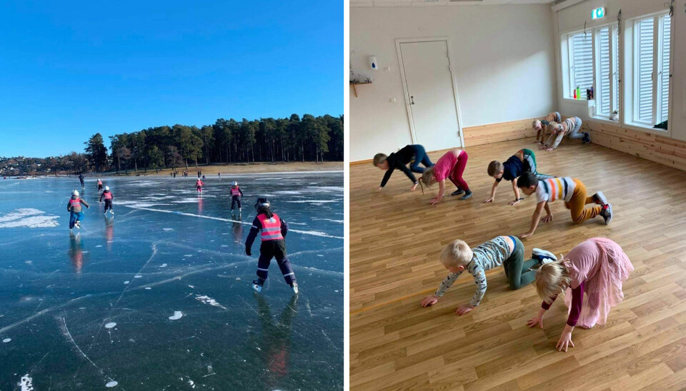 Barna i Tubus idrettsbarnehage i Sarpsborg er vant til å prøve ut ulike former for fysisk aktivitet. Nå er barnehagen godkjent som helsefremmende barnehage - for andre gang.