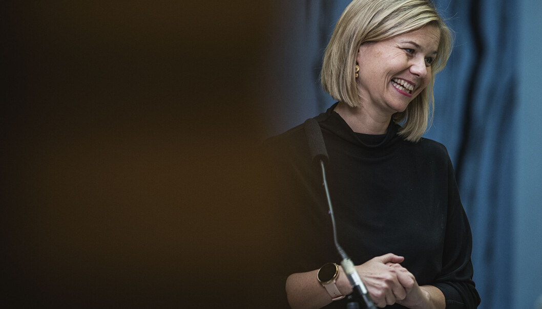 Kunnskapsminister Guri Melby (V). Kunnskapsminister Guri Melby (V).