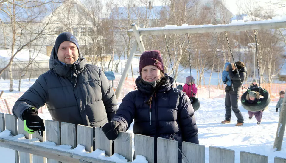 Styrer Jan Magnus Mikalsen og pedagogisk leder Rebekka Kvalvik Hanssen i Norlandia Paradiset barnehage i Bodø har vært til inspirasjon for mange når det kommer til å holde sykefraværet nede.