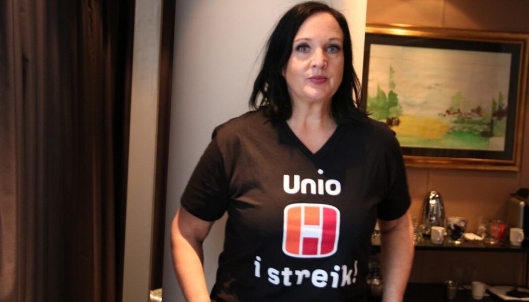 Forhandlingsleder for Unio Oslo kommune, Aina Skjefstad Andersen. Forhandlingsleder for Unio Oslo kommune, Aina Skjefstad Andersen.