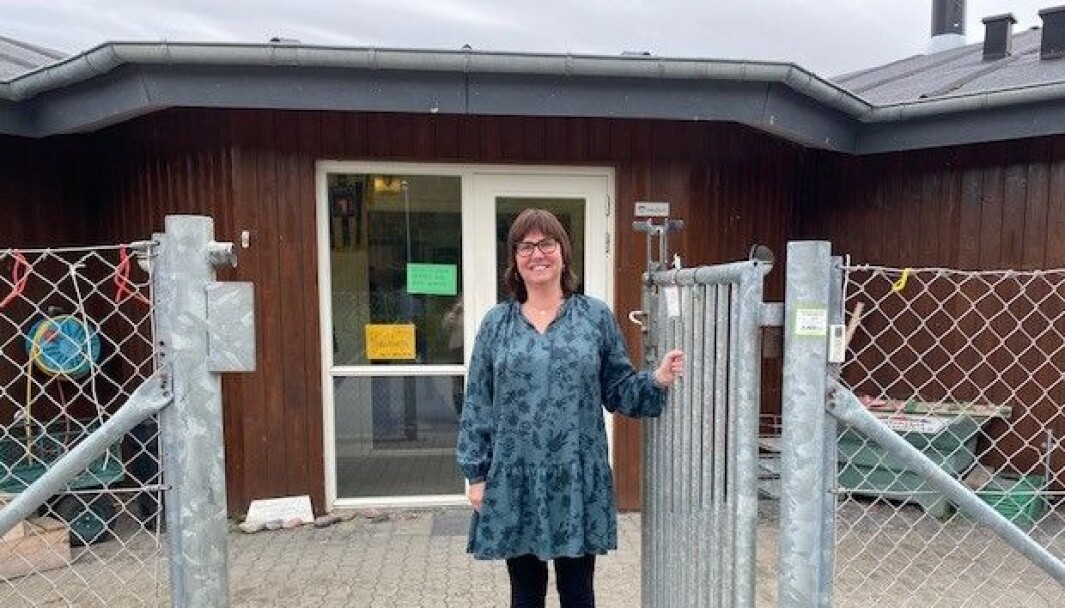 Jennie Furulund i Lundegaardsløkka barnehage på Lillehammer frykter for framtida hvis forslaget til Storbergetutvalget fører fram. Jennie Furulund i Lundegaardsløkka barnehage på Lillehammer frykter for framtida hvis forslaget til Storbergetutvalget fører fram.
