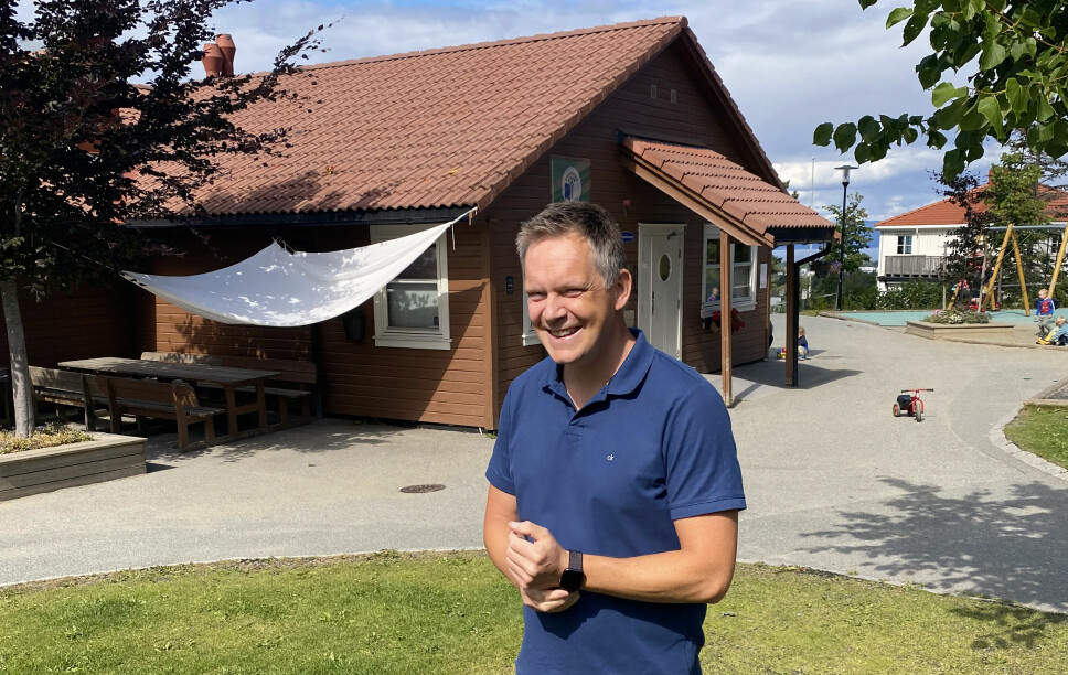 Daglig leder Torstein Johannessen i Bergheim barnehage er veldig fornøyd med at Trondheim kommune åpner drop-in for å gi andredosen til barnehageansatte.
