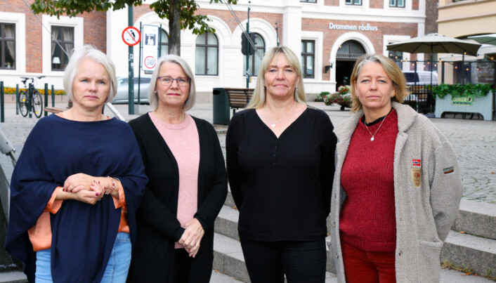 <span class=" italic" data-lab-italic_desktop="italic">Fra venstre: Venke Sørlie i Norlandia Skyttelveien, Lise Holm i Stenseth barnehage, Renate Brun i Skattekisten barnehage og Anette Wilhelmsen i Ekornheia barnehage.</span> <span class=" italic" data-lab-italic_desktop="italic">Fra venstre: Venke Sørlie i Norlandia Skyttelveien, Lise Holm i Stenseth barnehage, Renate Brun i Skattekisten barnehage og Anette Wilhelmsen i Ekornheia barnehage.</span>