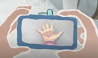 Samarbeid mellom kunstner, forsker og barnehagebarn resulterte i film om håndvask