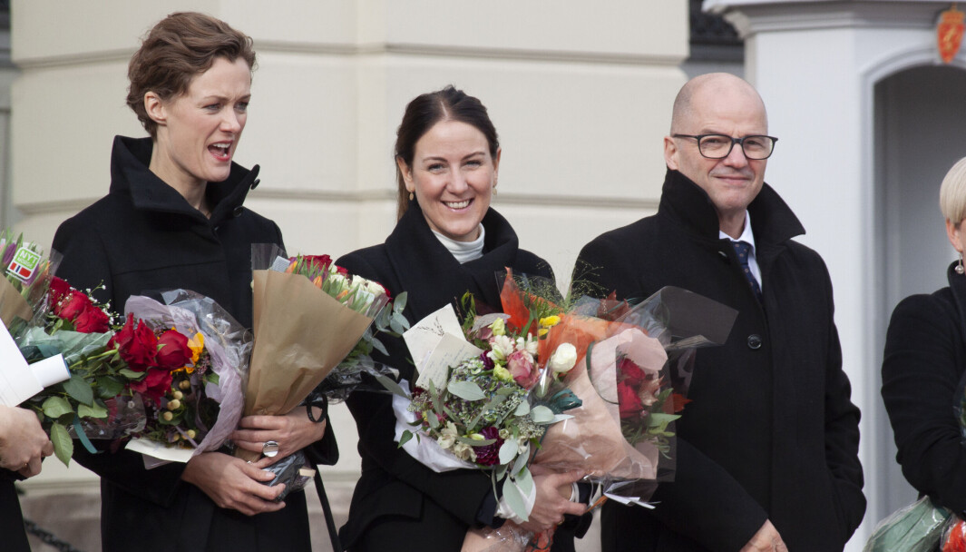 Tonje Brenna (i midten) er tidligere fylkesrådsleder i Viken. Tonje Brenna (i midten) er tidligere fylkesrådsleder i Viken.